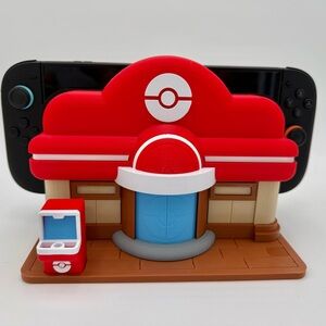 Pokopia Inspired Pokemon Center Dock Cover for Nintendo Switch 2